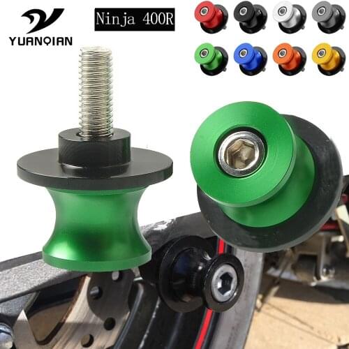 Motorcycle Stand Screws 6mm 8mm 10mm Motorbike Swingarm Spools Slider Stand Screws For Kawasaki Ninja 400R Ninja400R 2018-2019