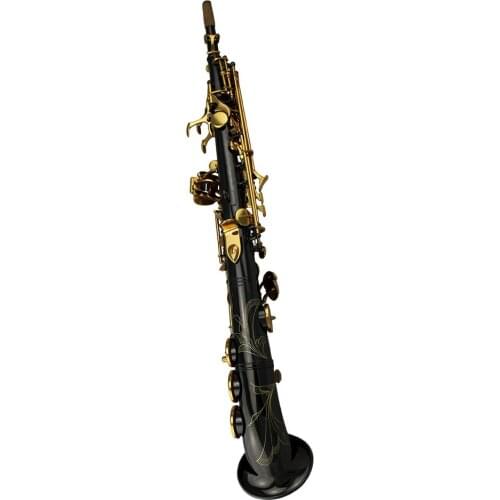 High Grade Black Nickel Plated Soprano Saxophone