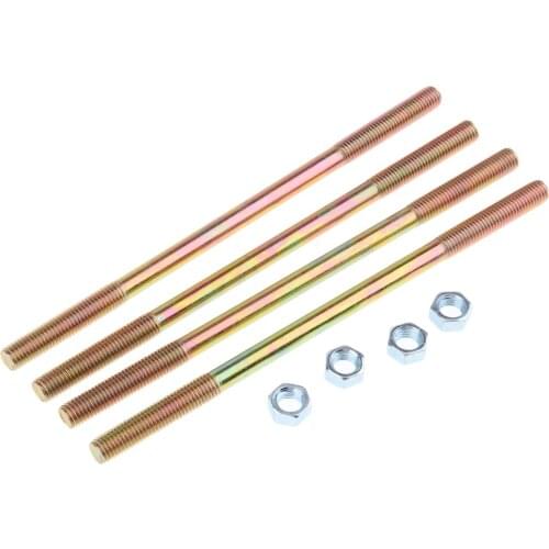 4 Pieces 6mm M6 145mm High Performance Cylinder Head Set for YAMAHA PW80