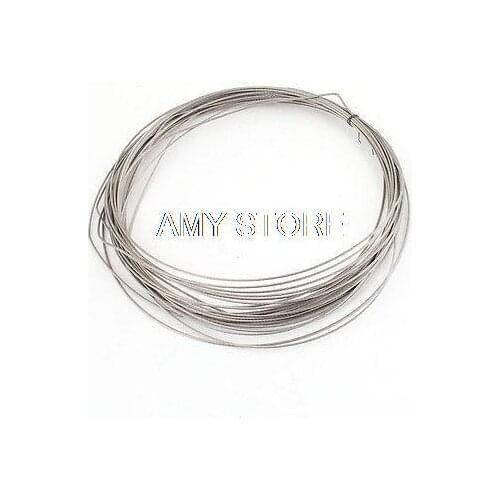 1.0mm Dia Stainless Steel Flexible Wire Rope Cable 10m 32.8Ft for Hoisting