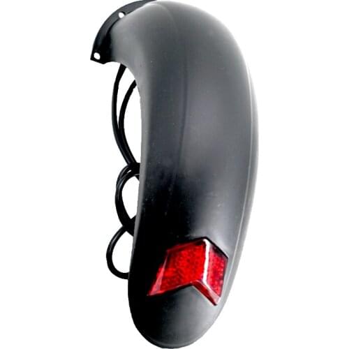 10 Inch Electric Scooter Rear Mudguard Fender Guard Cover Taillight for Kugoo M4 E-scooter Scooter Accessories Skateboard Parts