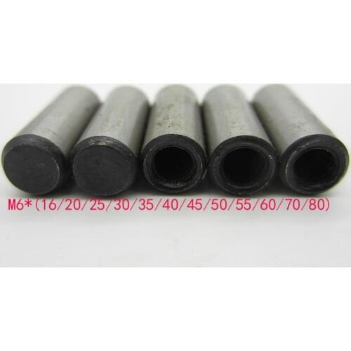 10PCS M6*(16/20/25/30/35/40/45/50/55/60/70/80)mm DIN 7978 High strength steel Taper pins with internal thread GB118