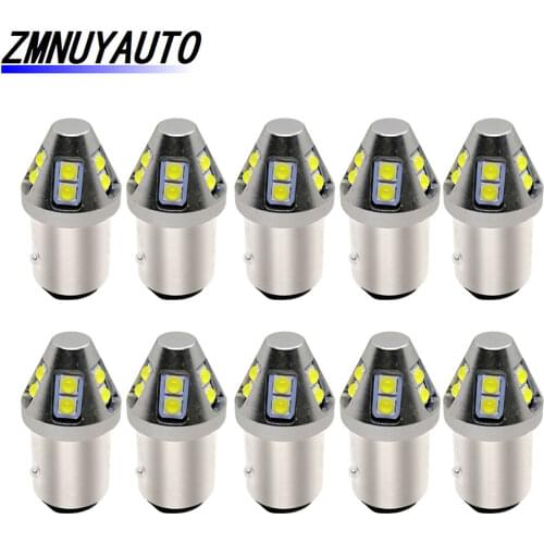 10pcs T20 LED 3157 P27W 7443 W21W 7440 PY21W P21W W21/5W BAY15D BA15S BAU15S Led Car LED Bulb P21/5W Turn Signal Light 1156 Lamp