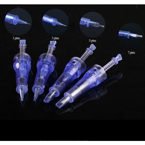 100pcs Bayonet Port coupling Needle Cartridges Tip For Auto Microneedle stamp Derma Pen Ultima A1 Electric Derma Pen Dr.Pen