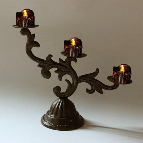 12PCS 24PCS PP Plastic Yellow Flicker Battery Electric LED Candles Tea Lights Flameless Halloween Party Festive Decor