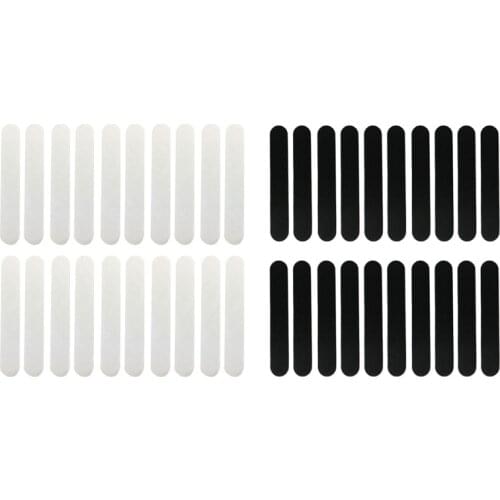 30 Pieces Disposable Cap Liner Moisture Wicking Sweatband Visor Hat Size Reducer Adhesive Sweat Absorbing Strips Patch