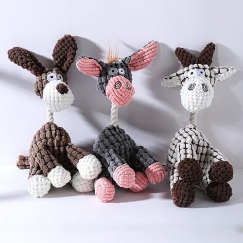 Pet Accessories Funny Dog Toys Puppy Cats Chew Squeaky Toy Pet Interactive Training product Plush Bone Molar Supplies for Animal