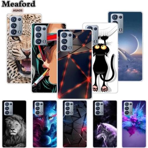 For OPPO Reno 6 Pro+ Plus Reno 6 Pro Case Luxury Silicone TPU Soft Cover Phone Case For OPPO Reno 6 Shockproof Cute Case Fundas