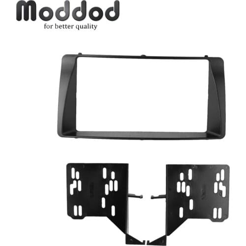 Double Din Car Radio Stereo Fascia for TOYOTA Corolla Radio CD Stereo Panel Dash Mount Installation Trim Kit Dashboard Frame