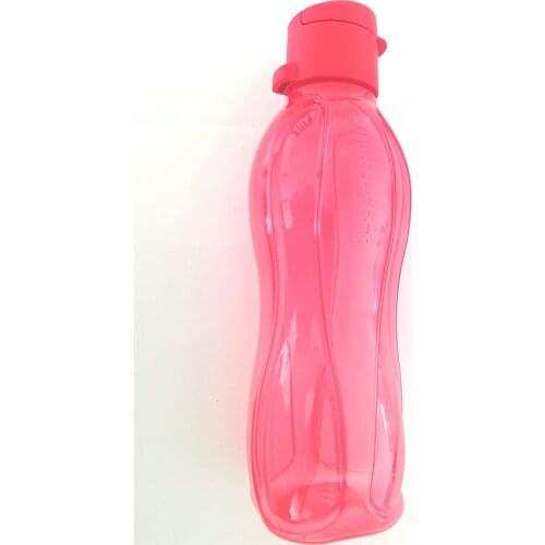 Tupperware Eco EcoEasy Flip Flop su şişesi 500ml, To Go Eco 500 ml Pembe Şişe Su Meyve Suyu İçecek Şişesi Öko Ekonomik
