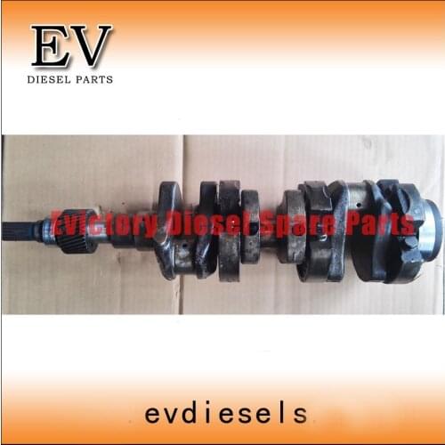EV Steel kubota D1402 crankshaft assy for bobcat excavator loader