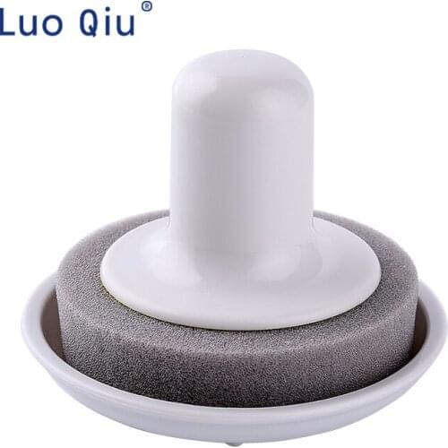 Kitchen magic nanometer Emery brush wok wash pot bottom black dirt wipe pan rust remove stain sponge