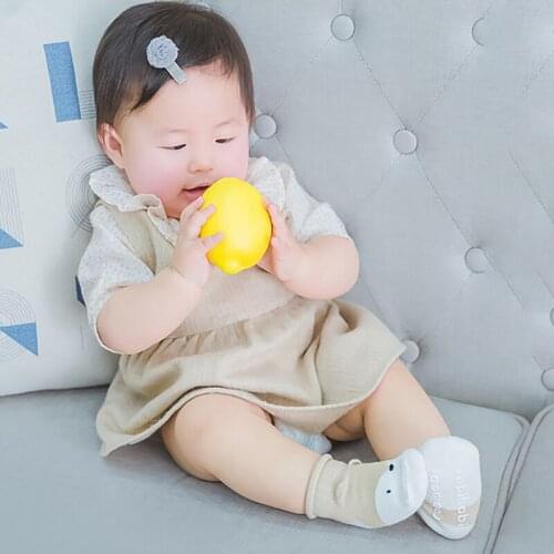 6 colors Cute Baby Girls Socks Childrens Socks Cartoon Cotton Childrens Socks Baby Non-slip Socks Loose Mouth Comfort Soft