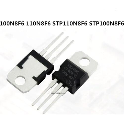 Original 5pcs/ 100N8F6 110N8F6 STP110N8F6 STP100N8F6 TO-220 100V 67A