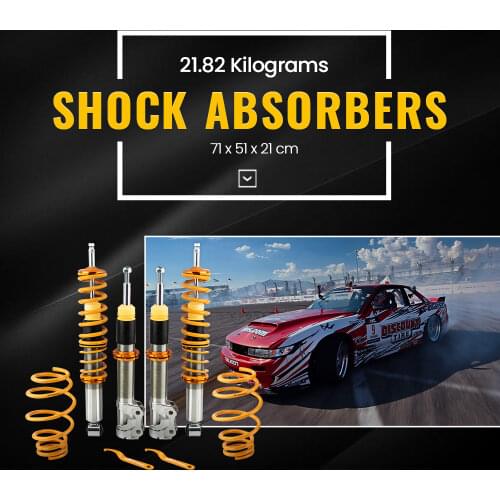 Adjustable Coilover for SEAT Ibiza 6K2 Mk3 VW Polo 6N2 Suspension Spring Struts