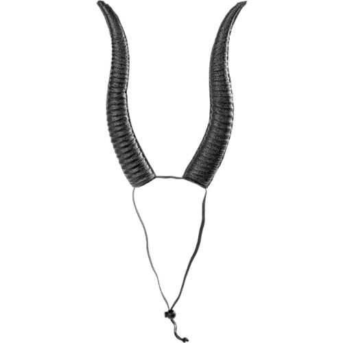 Adjustable Headband Cosplay Headwear for Halloween Party Wear Sheep Horn Hair Band Carnival Headpiece Party Supplies