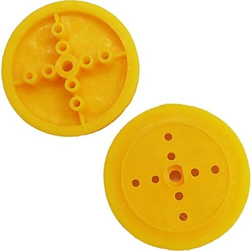 36-2A TT-2mm Hole Pulleys OD36MM Plastic Belt Wheels Toy Accessories Technology-made Parts 5pcs/lot