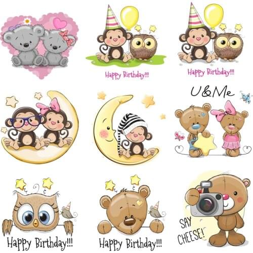 Iron-on Transfers for Clothing Ironing Patches for Clothes Stickers Diy Cute Patch Flex Fusible Transfer Vinyl Adhesive Stripe C