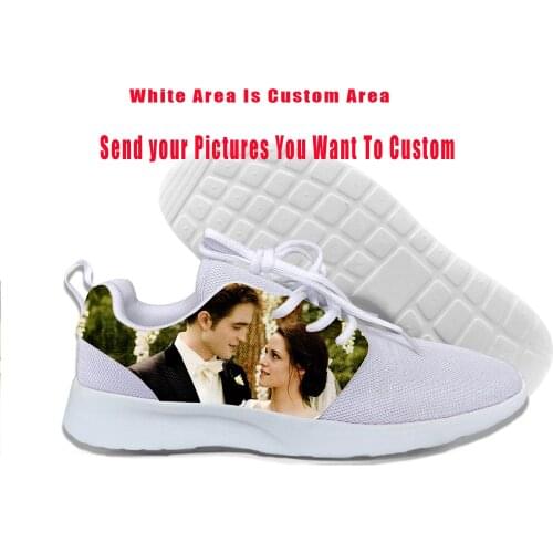 Shoes Movies 3D Print Twilight Men Women Casual Sports Shoes Summer Fashion Shoes Lightweight-Breathable Custom DIY Man Shoes