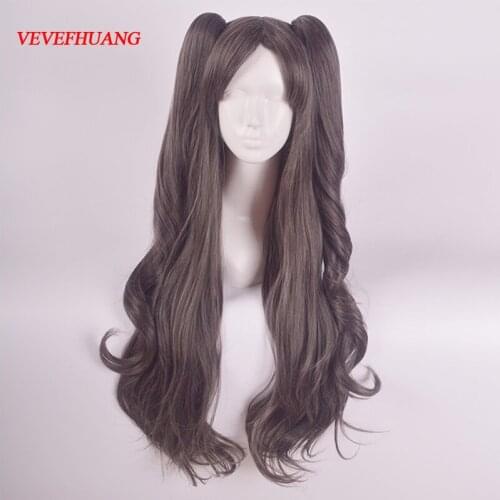 VEVEFHUANG Tohsaka Rin Cosplay Wig Fate Grand Order/Fate Stay Night Hair 60CM Wavy Synthetic Hair Anime Fate Grand Order Cosplay