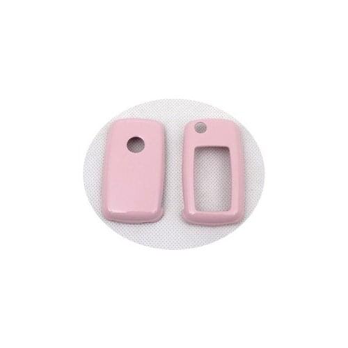 Hard Plastic Keyless Remote Key Protection Case Cover (Gloss Pink) For VW Volkswagen MK6