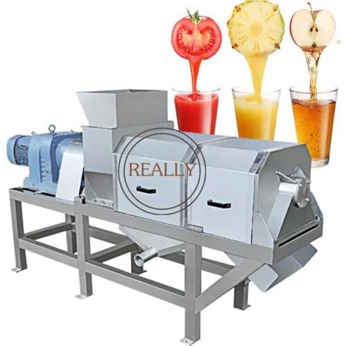 1.5t/h Solid Liquid Tea Leaves Sichuan Peppercorn Ginger Pineapple Screw Press Machine Press Extractor Lemon Fruit squeezer