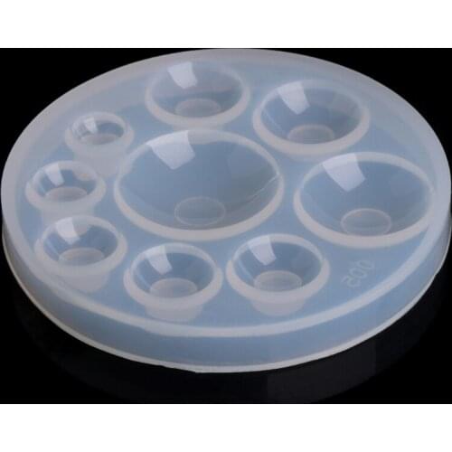 1 PC Hemisphere/ Round/Oval Silicone Mold Mould For Epoxy Resin Pendant Jewelry Making Tool 4 Style