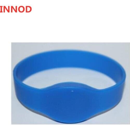 30pcs/lot Free Shipping blue Colour Silicone RFID Wristband waterproof RFID Bracelet Tag with alien h3 chip epc gen2