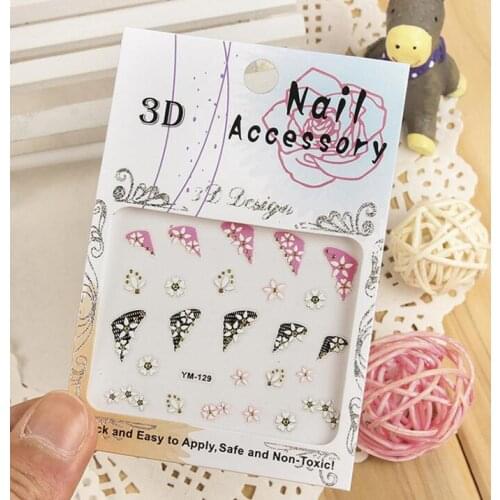 30% Off 30Designs French Designs rhinestones glitter 3D Sticker Decal designs for crafting projects Nails Stickers Decal