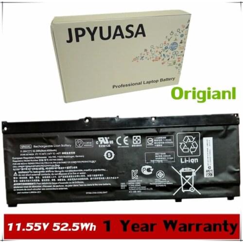 7XINbox 11.55V 52.5Wh 4550mAh Original SR03XL HSTNN-IB8L L08934-1B1 L08855-855 Laptop Battery For HP Pavilion 15-CX0058WM 15-CX