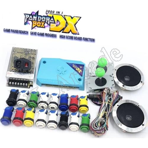 Arcade Game Machine Cabinet Kit DIY Jamma MAME Original 3H Pandora Box DX 3000 In 1 Game Board HAPP Joystick Button Speaker