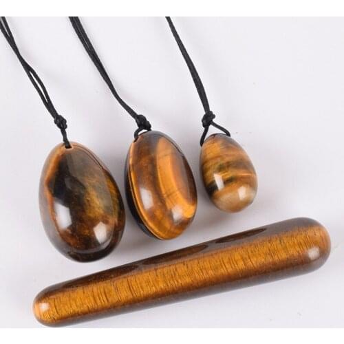 Four Piece Jade Tiger Stone Vulva Egg Massage Female Vagina Dumbbell Postpartum Exercise Kegel Training Stick Youni Ball