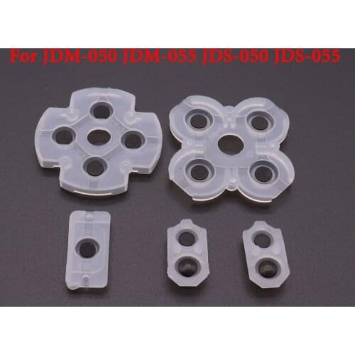 For Sony Playstation 4 PS4 Controller Conductive Silicone Buttons Rubber Pads for PS4 JDS-050 055 5.0 Game Replacement Parts