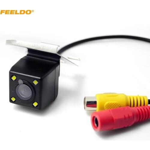 FEELDO Backup Rear View Car Camera With LED For Ford Focus 2012 Hatchback/Sedan Parking Camera #FD5638