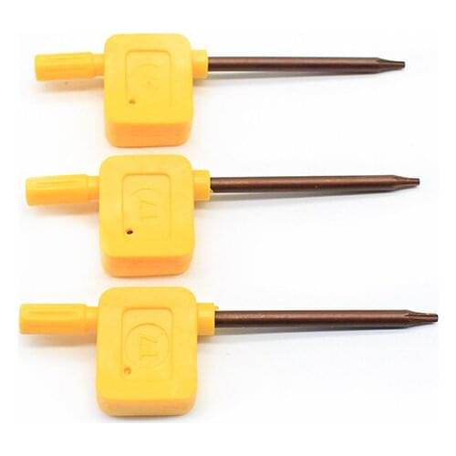Yellow flag wrench T7 Tools Holder Accessories standard Torx for CNC tool holder Torx screw wrench