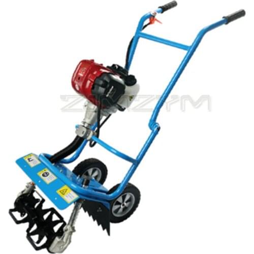 JX-CC Backpack Gasoline Mower Orchard Weeding Machine Portable Grass Cutter Lawn Mower Garden Tools Orchard Loosening Machine