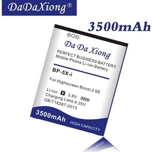 3500mAh BP-5X-i Battery for Highscreen D10C D10F D10 D10CF Lithium-ion polymer battery For Highscreen Boost 2 II SE innos