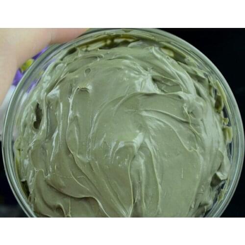 Green mud anti acne whitening mask 1000g deep cleansing oil control deep pore cleanserstriper pore refining