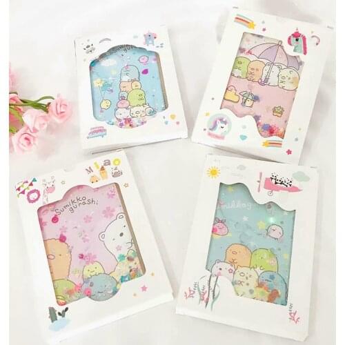 Cute cartoon sumikko gurashi hand ledger quicksand dream diary notebook portable small book