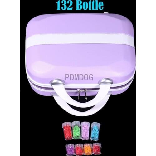 132/60 Bottles Diamond Painting Cross Stitch Accessories Tool Box Container Diamond Storage Full Round 5D Embroidery Mosaic