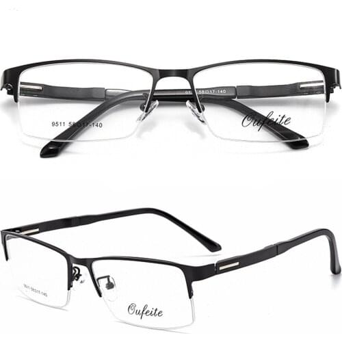 Business Style Metal Rectangular Casual Reading Glasses Luxury Optical Eyeglasses for Men Women+1 +1.5 +2 +2.5+3 +3.5 +4
