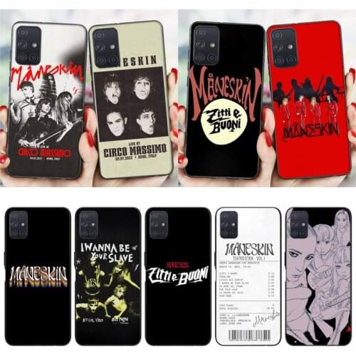 ZOROXU Popular Italian Band Maneskin Damiano David Phone Case For Samsung Galaxy S20 21 Note10 20 A30 50 70 71 Plus Ultra