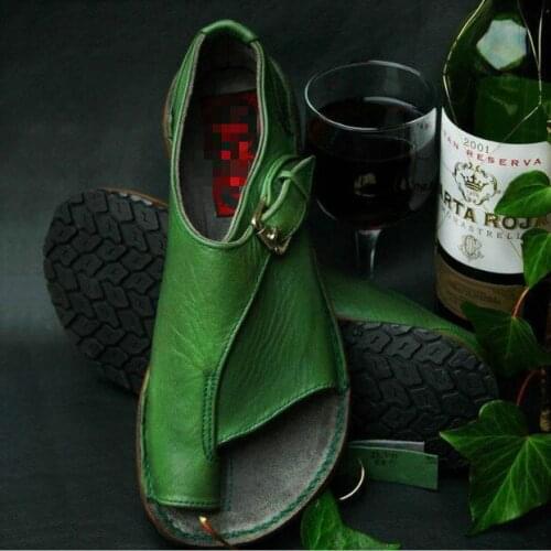 Spring and summer new sandals womens fashion casual comfortable fashion solid color toe flat sandals foreign trade large