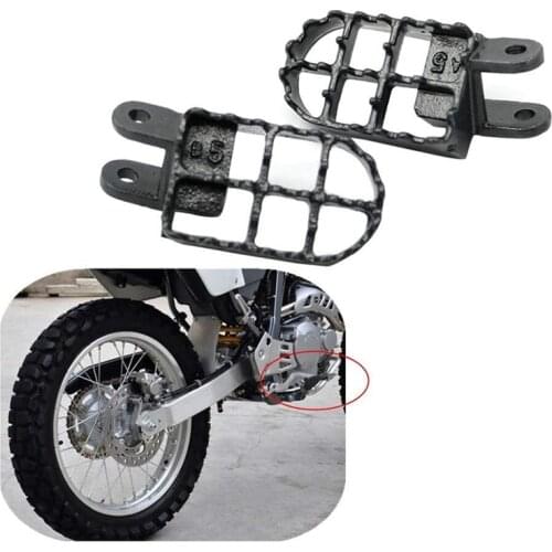 Steel Foot Pegs Footrests Motocross for Honda XR250 XR 250 400 CR80 XR650L 96-05 XR350R 83-84 XR600R 89-00 XR650R 00-05