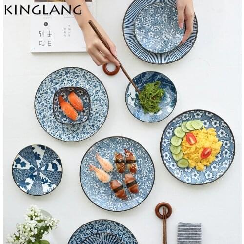 LFGB passed Japanese Blue&White porcelain dinner plate