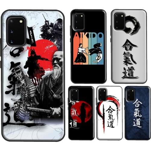 Aikido Japanese Martial Phone Case For Samsung S10 Plus S8 S9 S10e S20 FE S21 Ultra Note 9 Note 10 Note 20 Ultra
