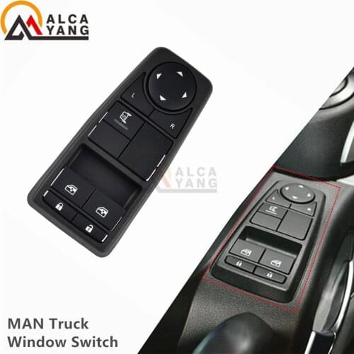Factory Direct Auto Power Window Lifter Control Switch apply For MAN TGS MAN TGS BBS TGX Truck 81258067094 81258067082
