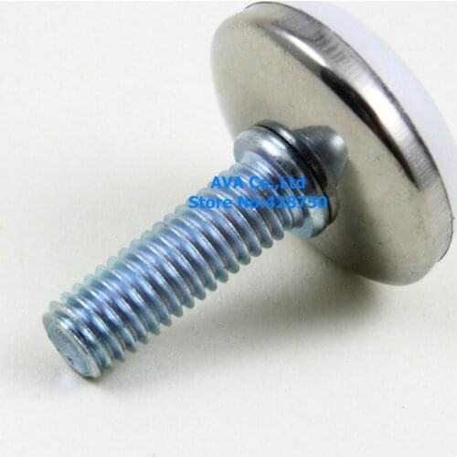20 Pieces M8x25mm Furniture Leg Table Leveling Feet Pads