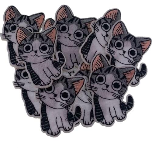 5Pcs Animal Cute Rabbit Embroidered Patches For Clothing DIY Iron On Patch On Kid Clothes Sewing Stickers Craft Accessories