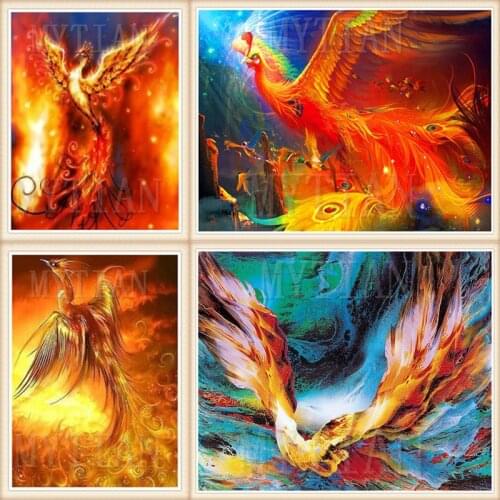 5D Diamond Painting Full square/round Drill Phoenix bird Diamond Mosaic Sale Rhinestones Pictures Diamond Embroidery home Decor